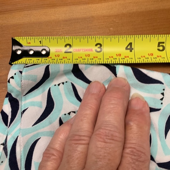 Stylus Light Weight Office Summer Top, Keyhole Back Closure w Fabric Button - Picture 5 of 13